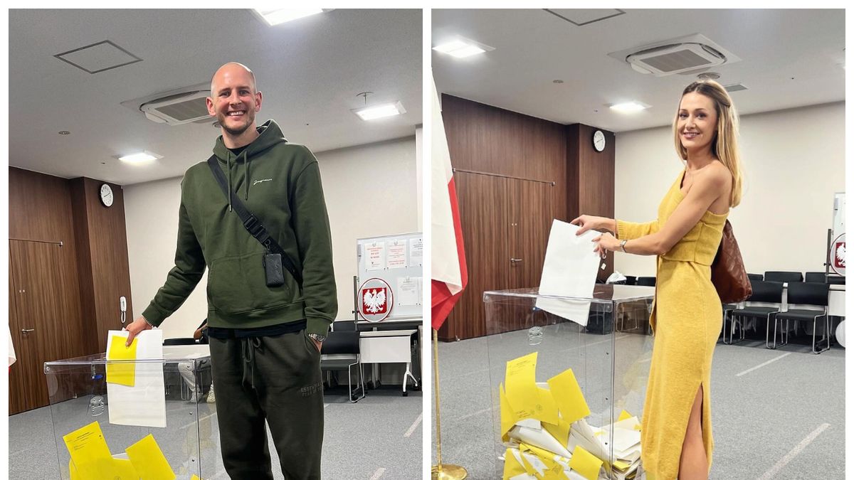 Bartosz i Anna Kurkowie zagłosowali w wyborach