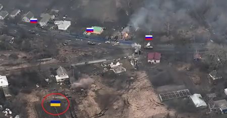 Ukraińcy zrobili zasadzkę. Rosjanie w nią wpadli. Jest nagranie