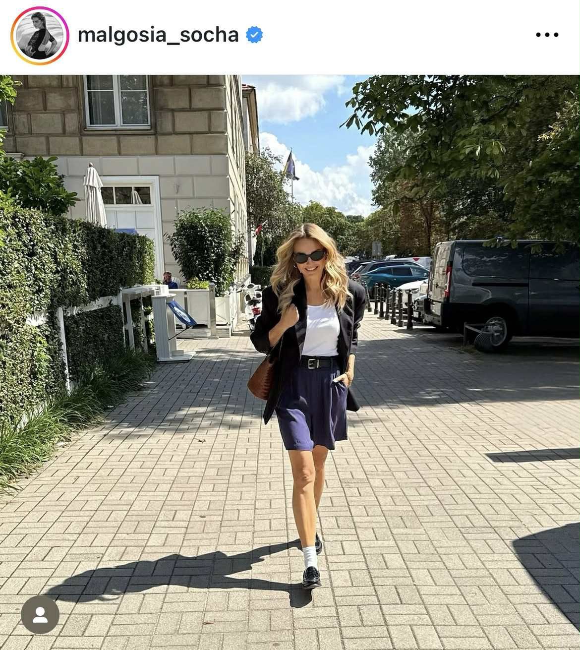 Małgorzata Socha w eleganckiej stylizacji na lato 