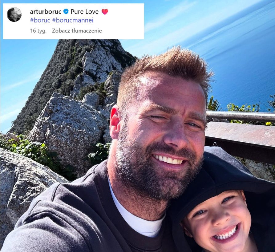 Artur Boruc z synem