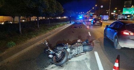 Duże utrudnienia na Wyszogrodzkiej. Motocyklista w szpitalu!