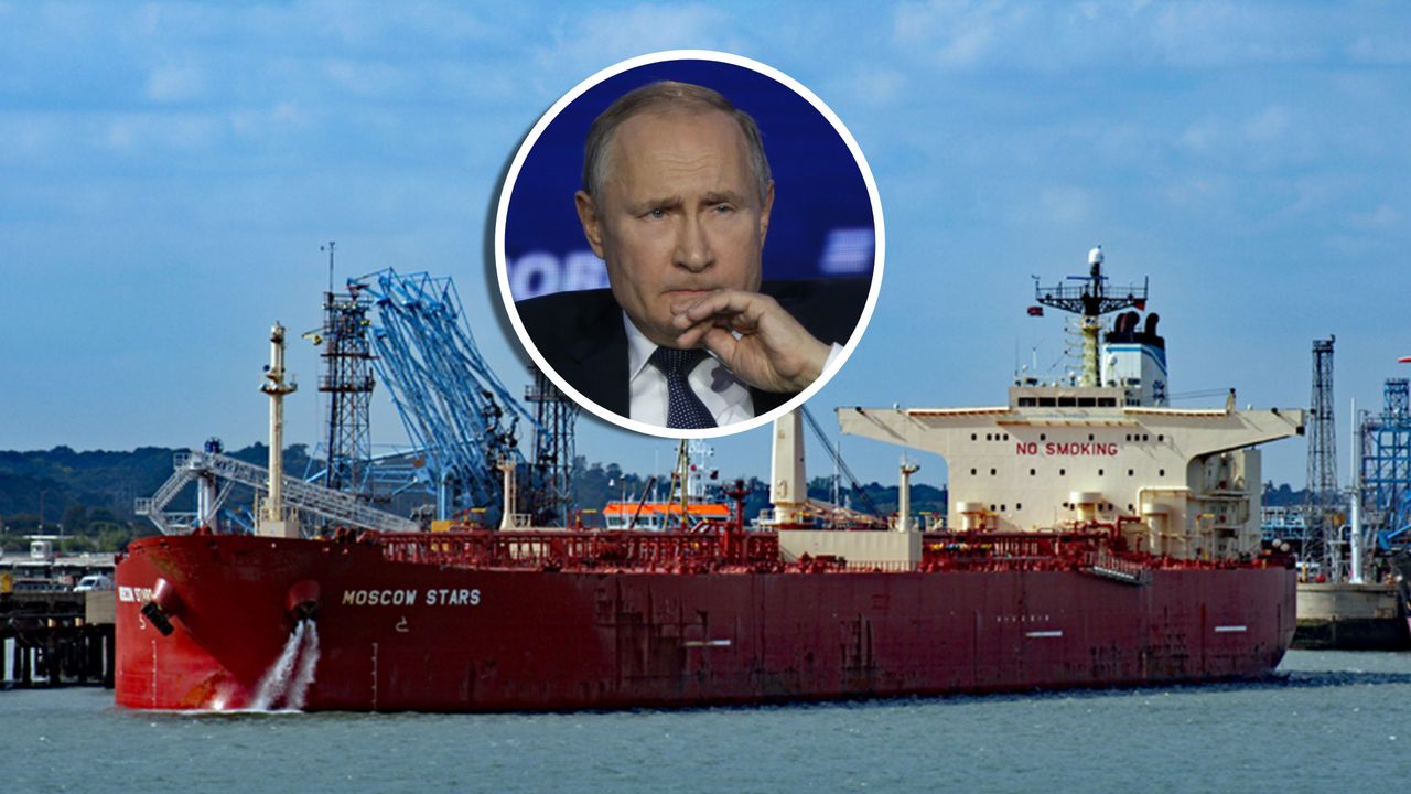 Tak się pierze czarną ropę. Putinowi pomagają armada duchów i tanie bandery