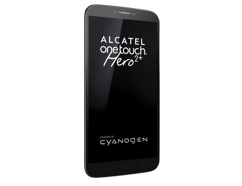 Alcatel OneTouch Hero 2+ z rysikiem i domyślnie zainstalowanym Cyanogen OS 2