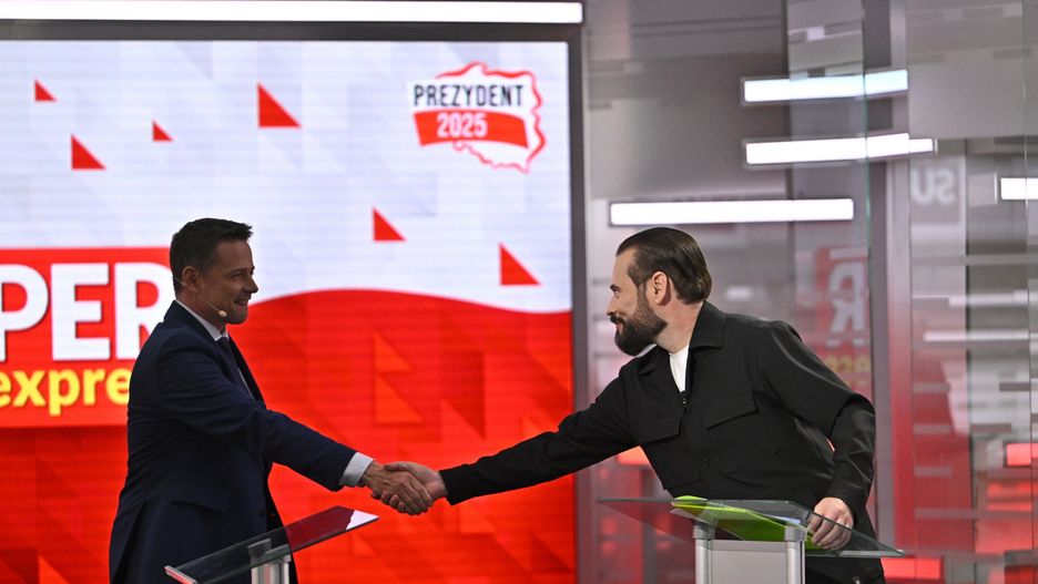 Debata prezydencka w Super Expressie
PHOTO MAREK KUDELSKI / SUPER EXPRESS
WARSZAWA
DEBATA PREZYDENCKA SUPER EXPRESSU
28.04.2025
N/Z RAFAL TRZASKOWSKI KRZYSZTOF STANOWSKI
WYBORY PREZYDENCKIE PREZYDENTA KANDYDAT KANDYDACI STUDIO
WSZYSTKIE ZDJECIA NA HTTP://AGENCJA.SE.COM.PL
MAREK KUDELSKI