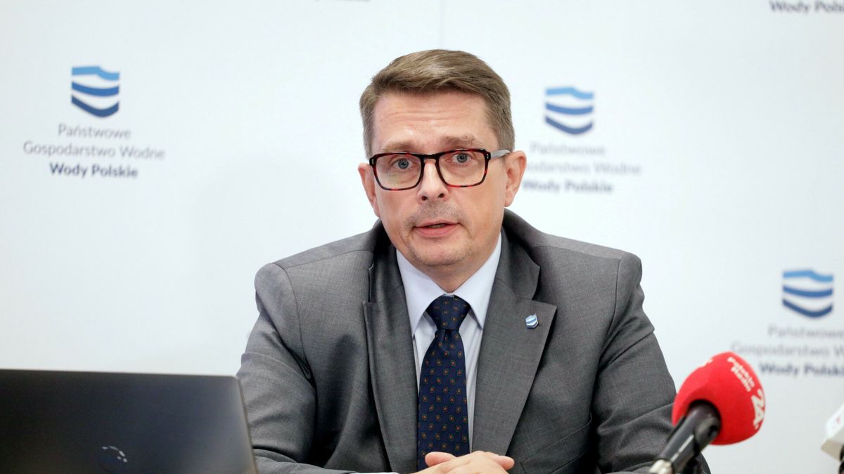 Wiceprezes Wód Polskich Paweł Rusiecki