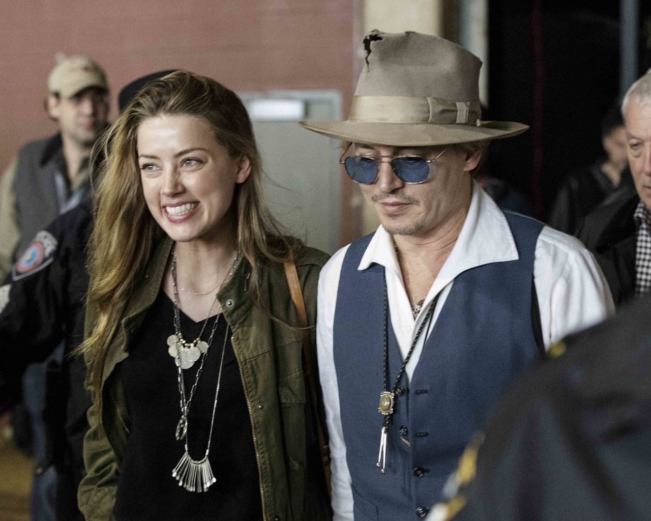 Amber Heard i Johnny Depp w 2014 r. (Getty Images) 