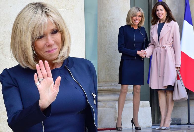 Brigitte Macron i księżna Mary w Paryżu