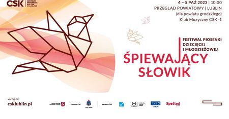 Wojewódzki Festiwal Piosenki Dziecięcej i Młodzieżowej „Śpiewający Słowik” 2023