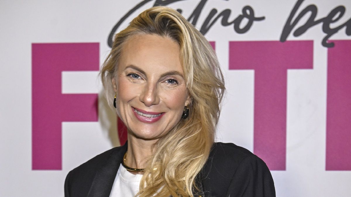 Sylwia Gliwa pozuje na ściance