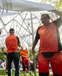 Protest medyków w Warszawie. "Białe Miasteczko" wyrosło przed KPRM