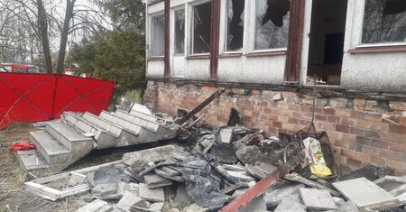 Lubsko. Tragiczny wypadek. Mężczyzna przygnieciony przez schody