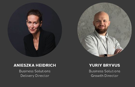 Agnieszka Heidrich i Yuriy Bryvus na czele zespołu BX w dentsu
