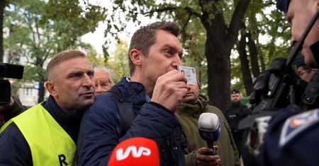 Kaleta kłócił się z policją. Nagle wkroczył Bąkiewicz. Nagranie