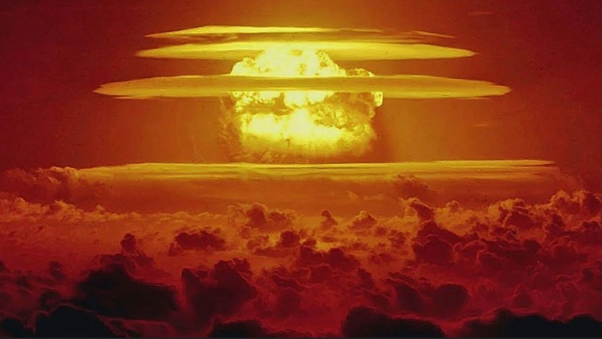 Wybuch bomby wodorowej podczas testów Castle Bravo 
