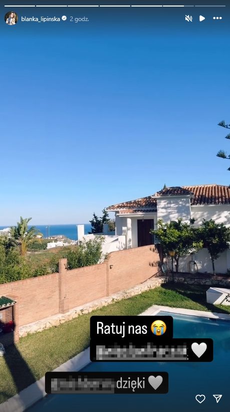 Blanka Lipińska pokazała willę w Hiszpanii