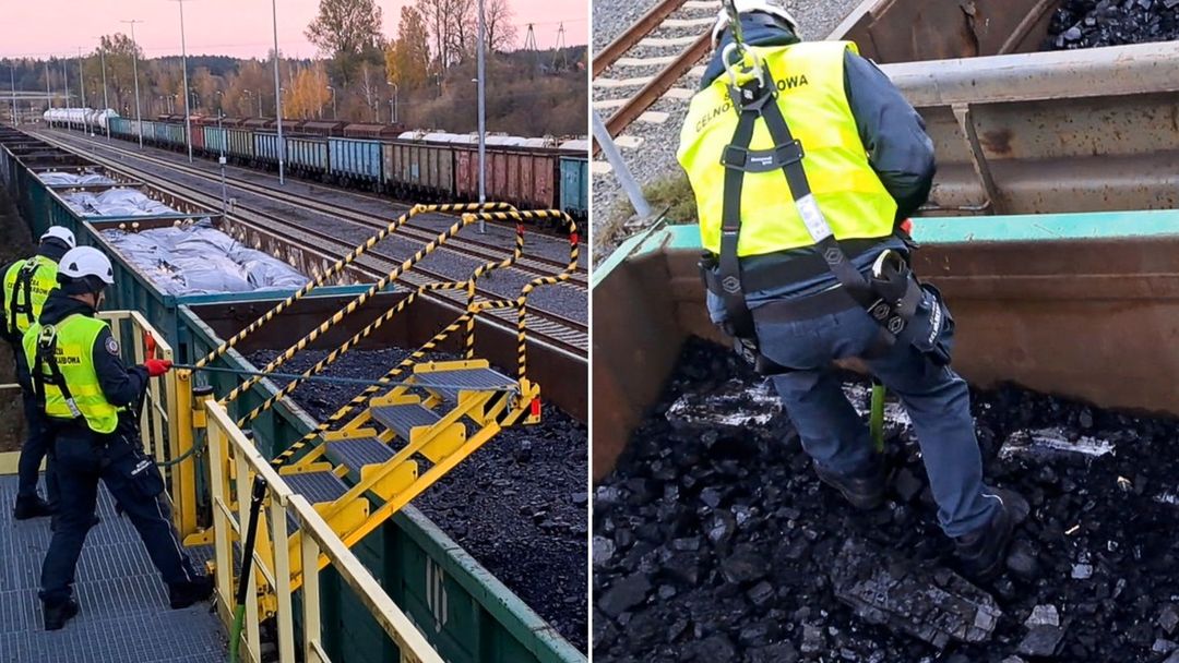 wiadomości,aktualności,WP Wiadomości Odkrycie w wagonie z węglem. Pociąg z Białorusi wzbudził podejrzenia