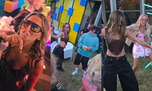 Anna Lewandowska już nie lamentuje nad swoim losem: zamiast tego szaleje na Open'erze z Robertem, wystrojona w KUSY TOP (ZDJĘCIA)