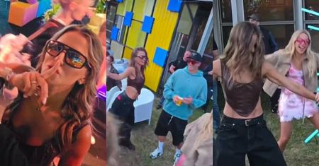 Anna Lewandowska już nie lamentuje nad swoim losem: zamiast tego szaleje na Open'erze z Robertem, wystrojona w KUSY TOP (ZDJĘCIA)
