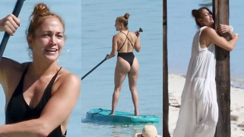 Jennifer Lopez szaleje na desce na egzotycznych wakacjach