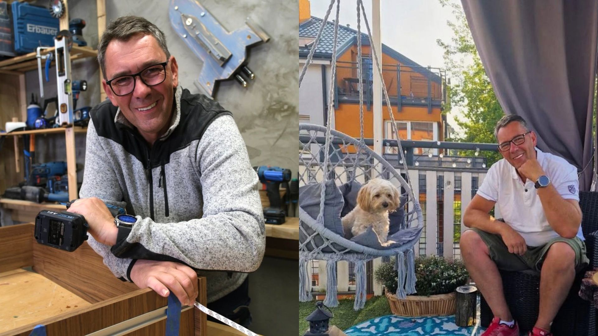 Tak mieszka Darek Stolarz. Sam zadbał o dodatki i aranżację