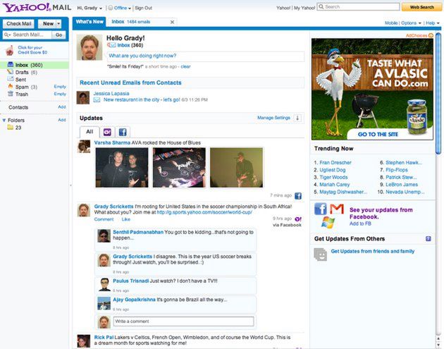 Yahoo Pulse, czyli romans z Facebookiem 6