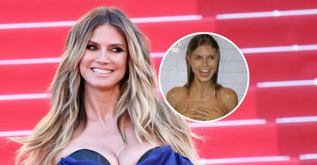 Heidi Klum topless pod prysznicem. Supermodelka podzieliła się niezwykle śmiałym kadrem sprzed lat!