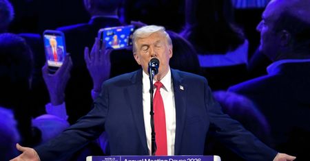 Oto najważniejsze punkty z wystąpienia Trumpa w Davos. "Prosimy o kawałek lodu"