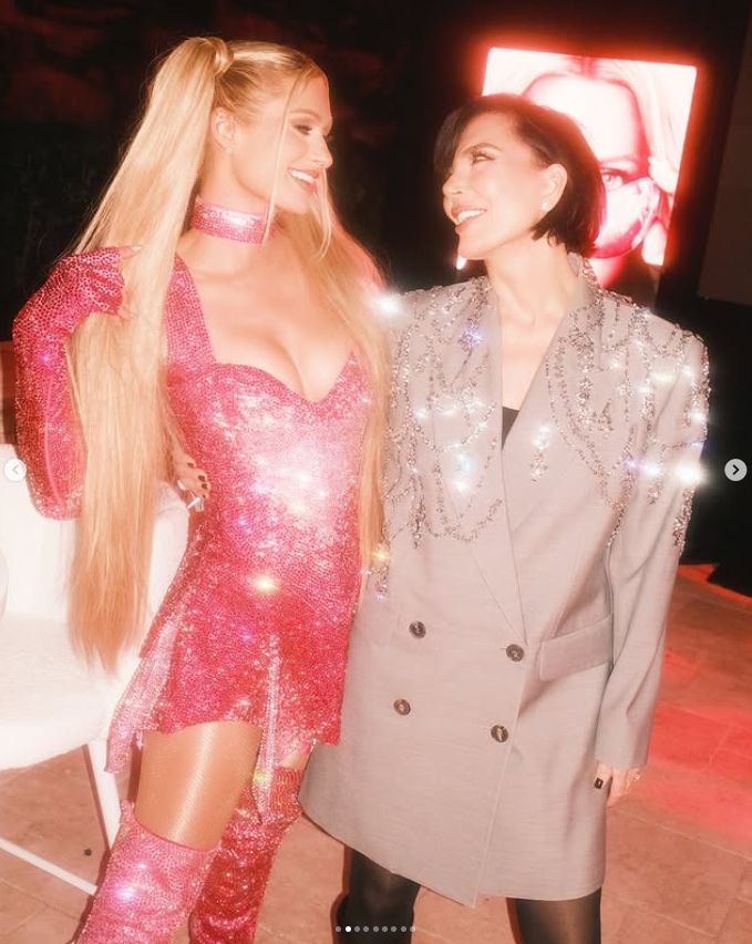 Kris Jenner i Paris Hilton