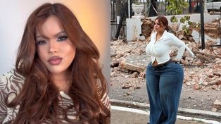 Wymuskana influencerka zapozowała... NA TLE GRUZÓW po trzęsieniu ziemi! W sieci rozpętała się burza: "Zero empatii!" (FOTO)
