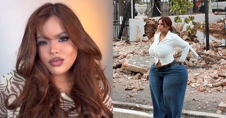 Wymuskana influencerka zapozowała... NA TLE GRUZÓW po trzęsieniu ziemi! W sieci rozpętała się burza: "Zero empatii!" (FOTO)