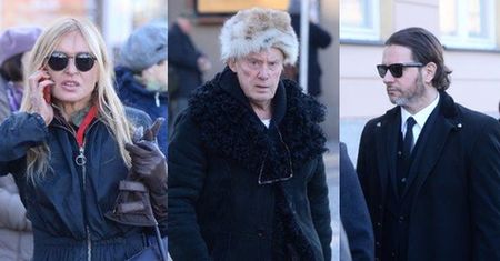 Olejnik, Olbrychski i... Majdan na pogrzebie Oleksego (ZDJĘCIA)