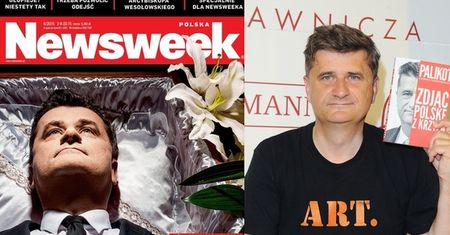 Palikot "ZMARTWYCHWSTAJE" na okładce nowego "Newsweeka"! Przesada?
