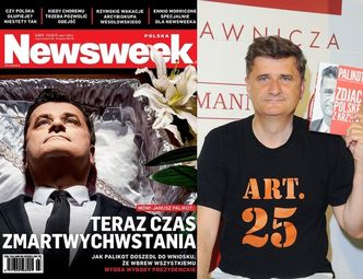 Palikot "ZMARTWYCHWSTAJE" na okładce nowego "Newsweeka"! Przesada?