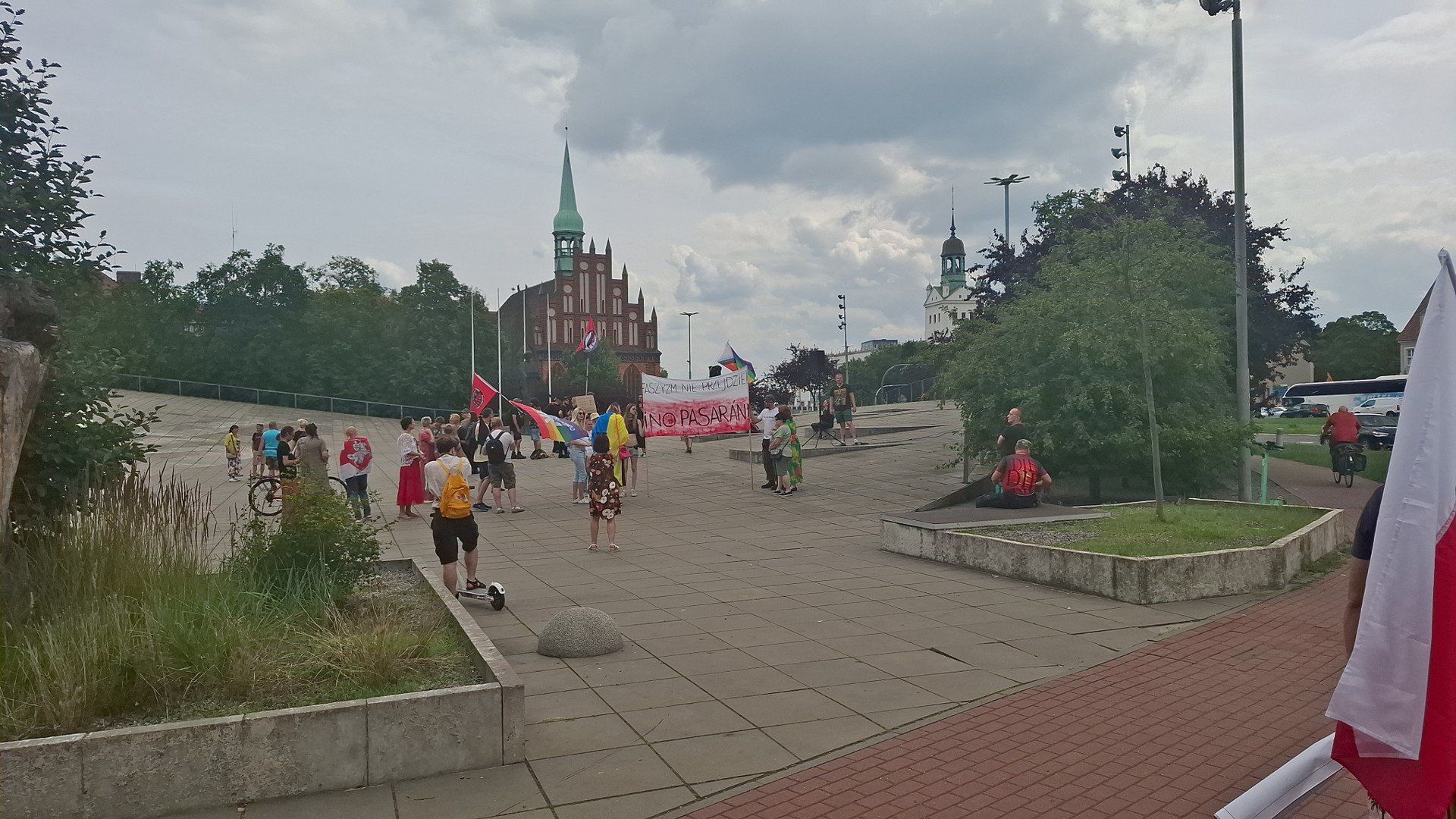 Demonstracja przeciwko Faszyzmowi
