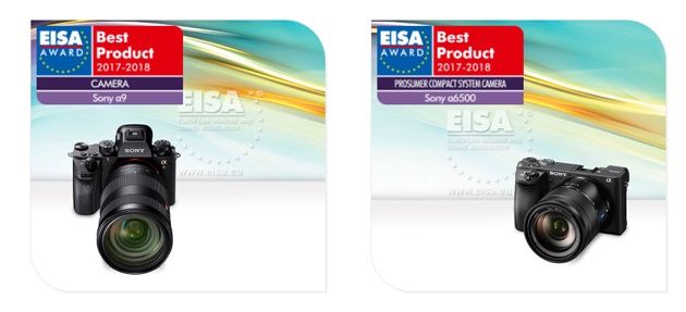 Sony A9 A6500 EISA 2017-2018