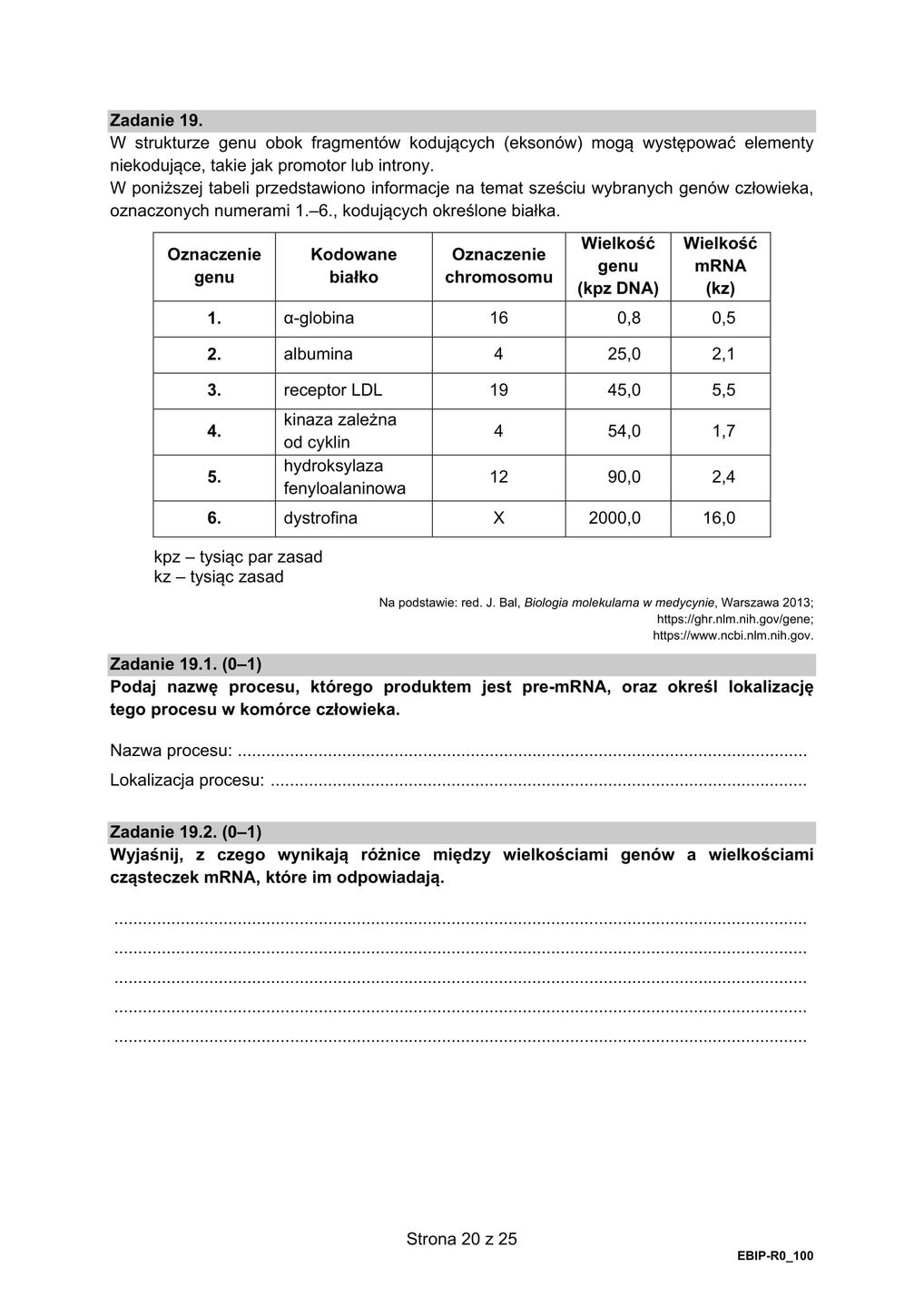 Matura 2021 z Biologii 