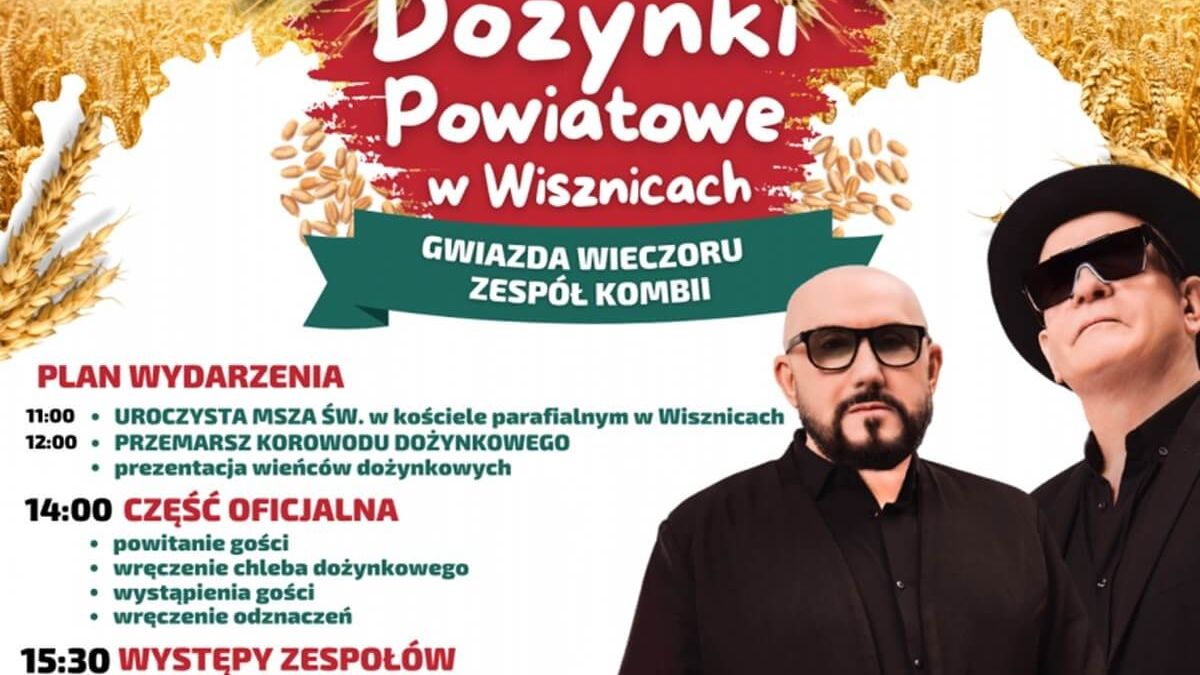 Dożynki powiatu bialskiego w Wisznicach 2024
