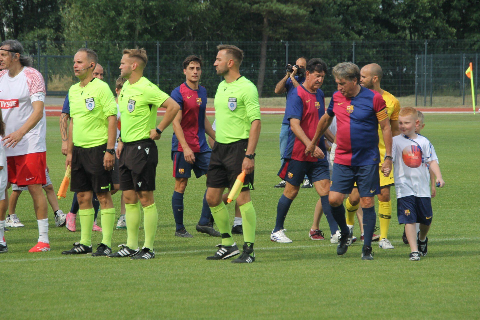 Mecz Retro Reprezentacji Polski z Oldboysami FC Barcelona rozegrany został na krotoszyńskim stadionie w sobotę, 5 lipca