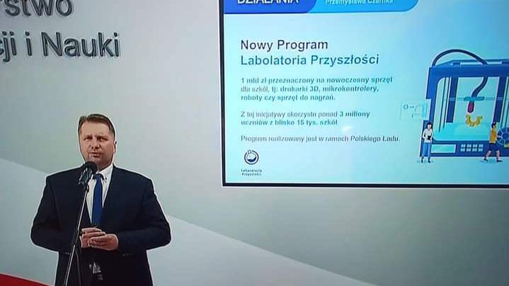 Ministerstwo komentuje językową wpadkę Czarnka 