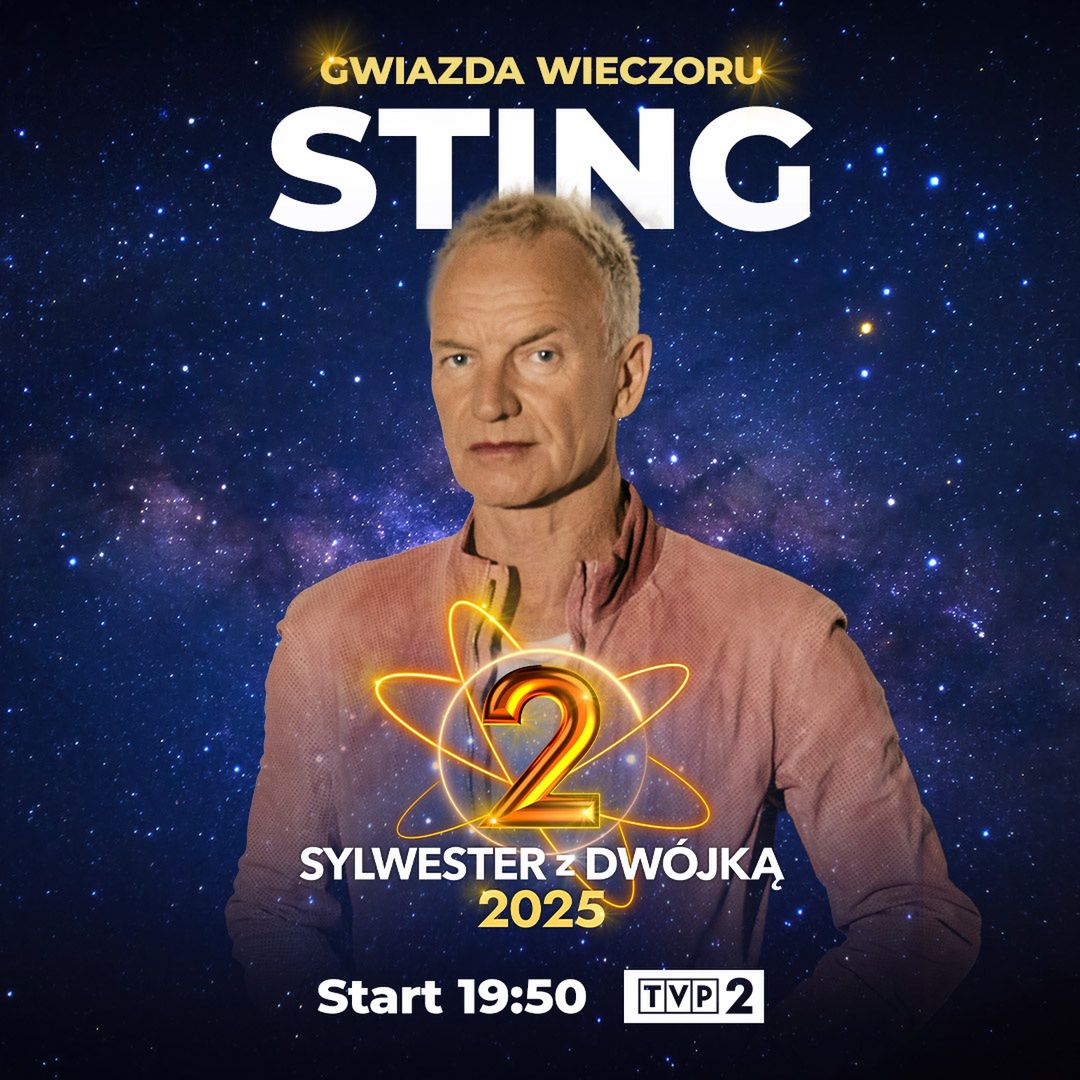 Sting gwiazdą "Sylwestra z Dwójką"