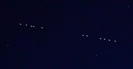 Starlink nad Polską. Kiedy zobaczymy kosmiczny pociąg Elona Muska?