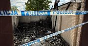 Tragiczny pożar altany śmietnikowej na Bemowie. W środku znajdowało się zwęglone ciało