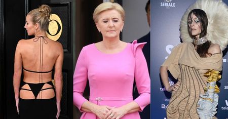 Szal Heidi Klum, buty Kasi Moś oraz sukienka Evy Longorii. Oczy bolą od samego patrzenia! Oto modowe WPADKI 2023 roku