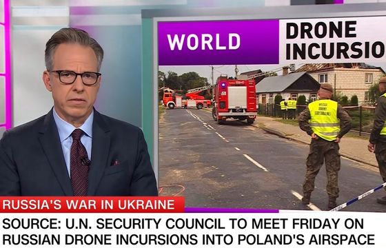 Zagraniczne portale o rosyjskich dronach nad Polską. Trump wspominany częściej od Nawrockiego