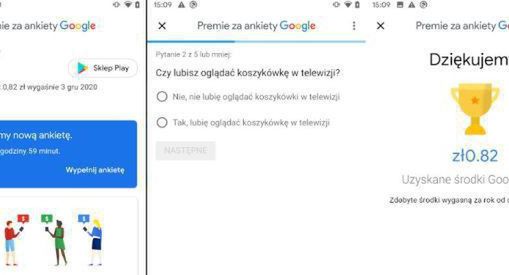 Google wprowadza w Polsce płatne ankiety. Do 4 zł za wypełnienie jednej