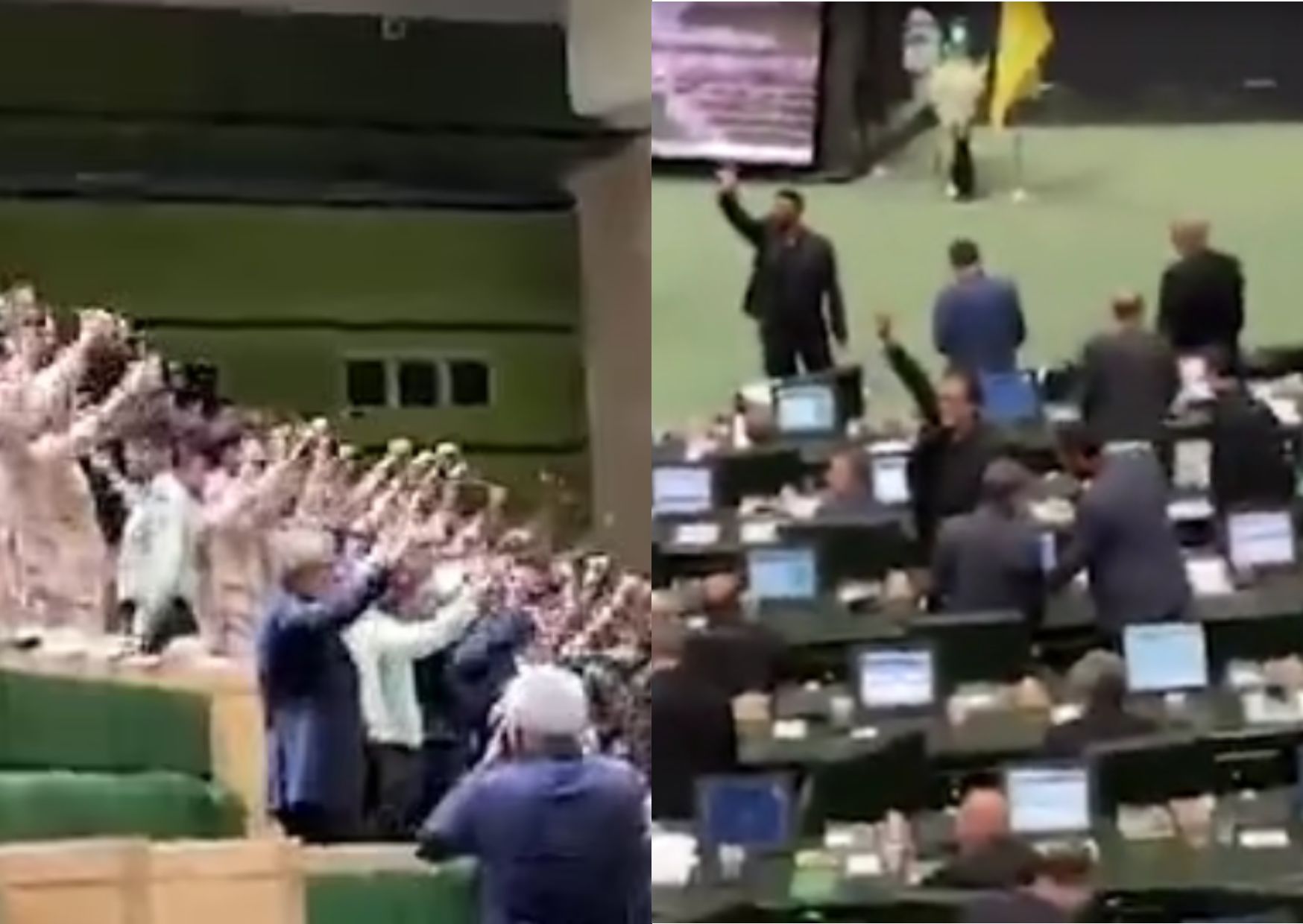 "Śmierć Ameryce!" skandowali irańscy politycy