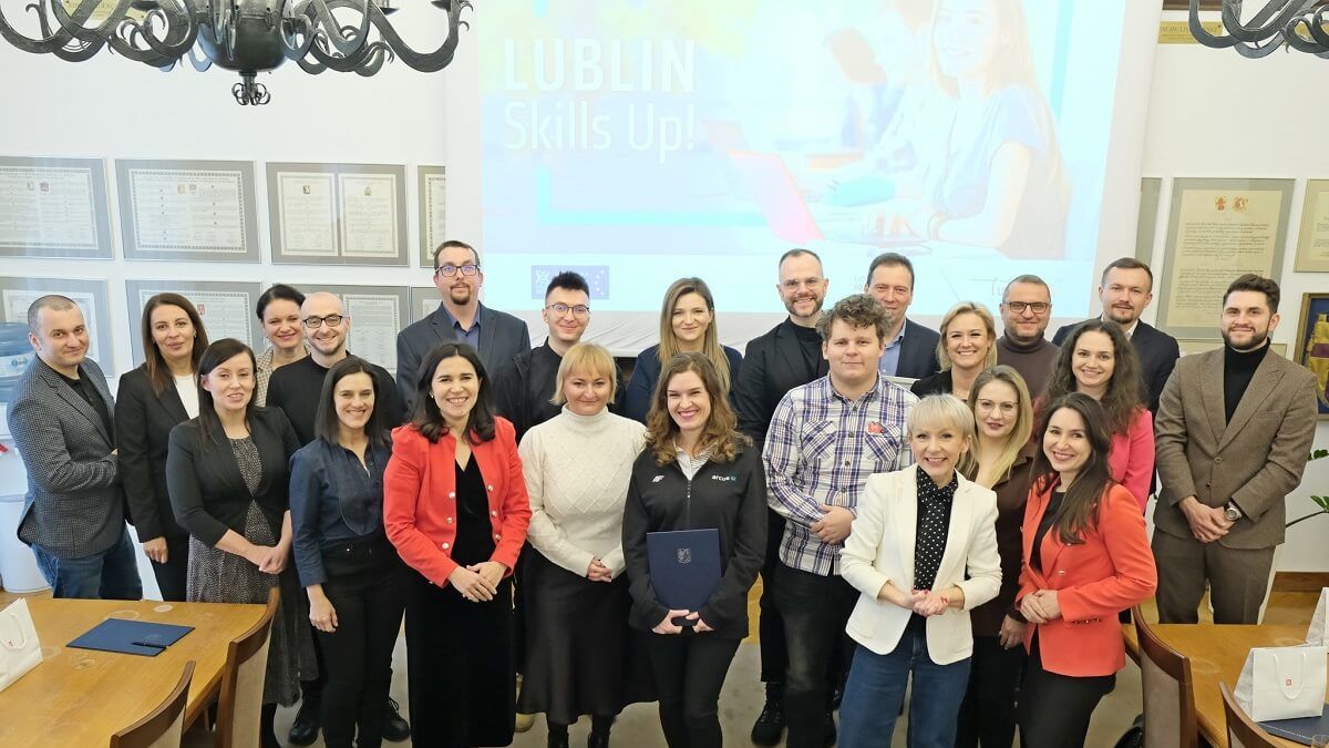 uczestnicy Lublin Skills Up!