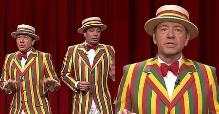 Kevin Spacey ŚPIEWA u Jimmy'ego Fallona!