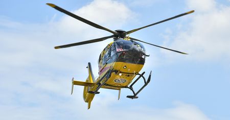 Wypadek na A2. Autostrada zablokowana. W akcji śmigłowiec LPR
