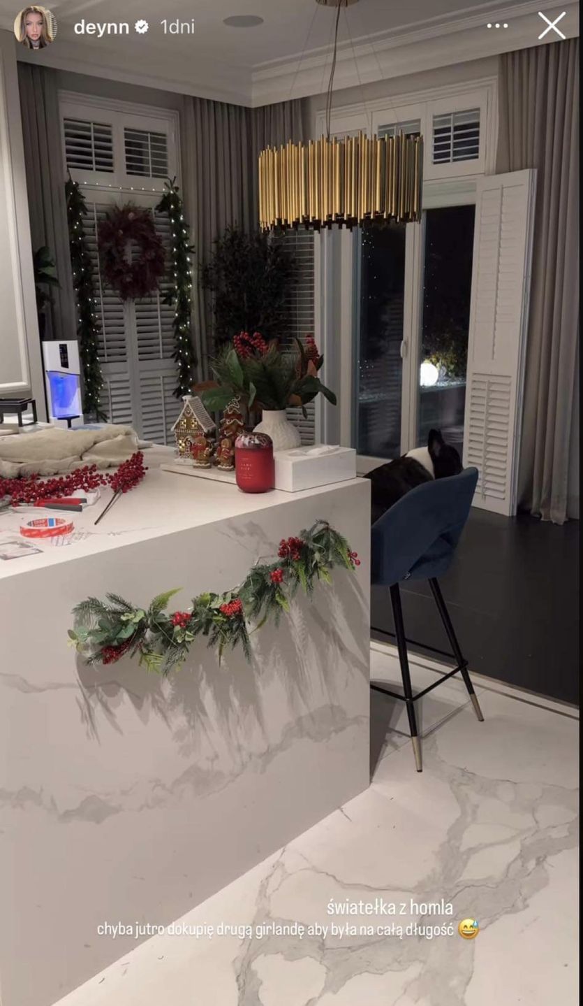 Deynn udekorowała dom na święta